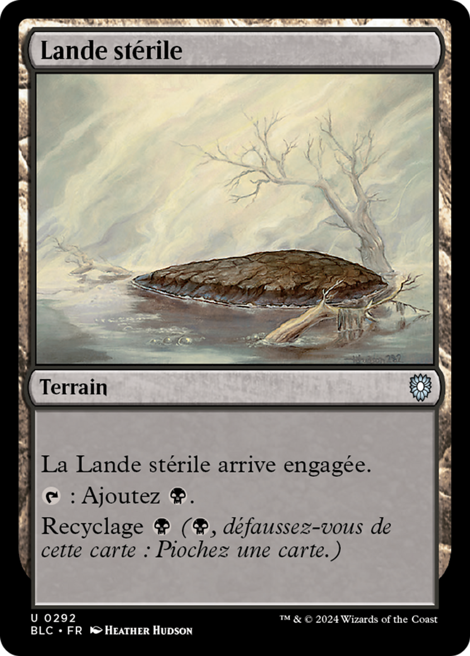 Lande stérile — Bloomburrow Commander — Magic: The Gathering