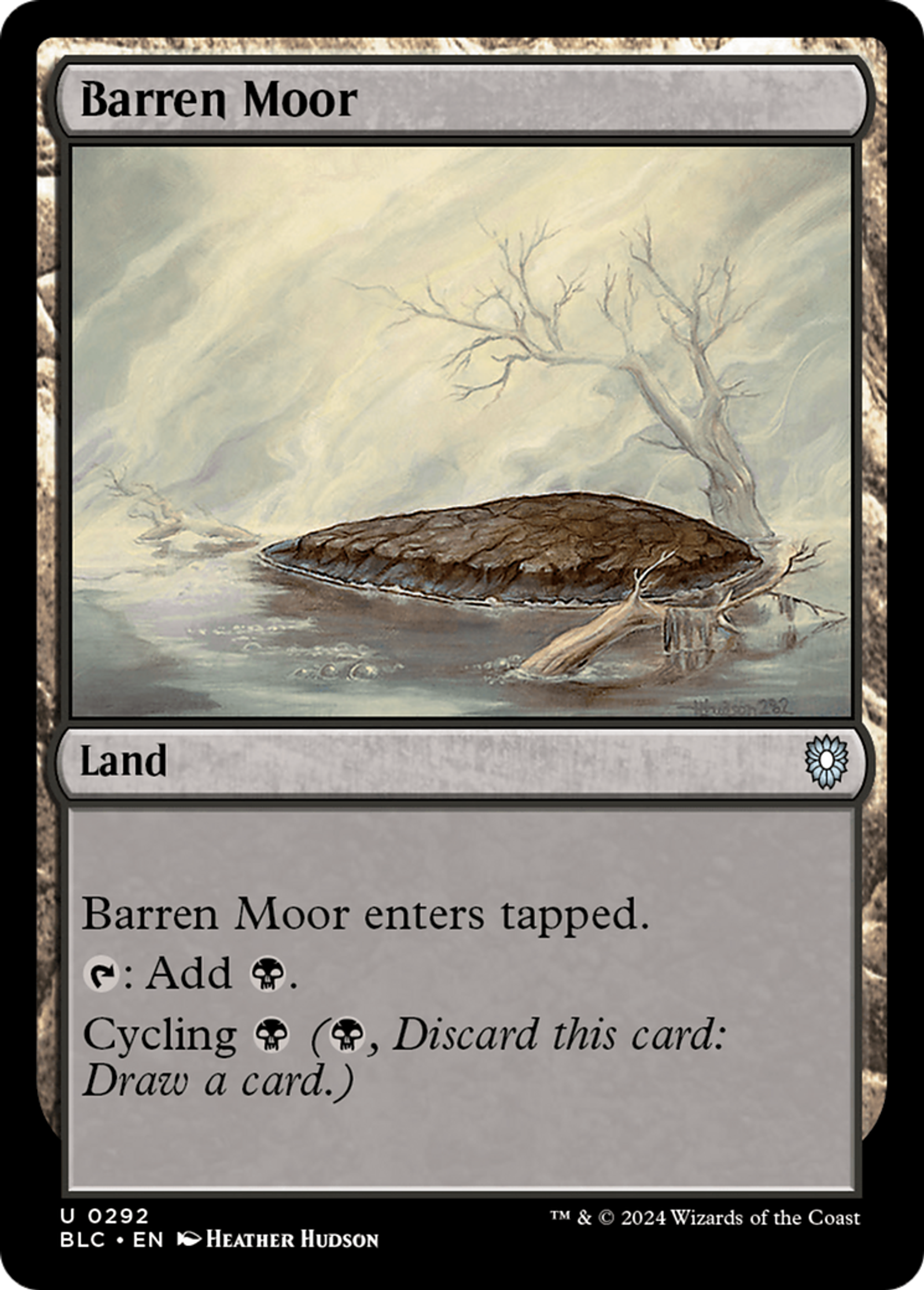 Barren Moor — Bloomburrow Commander — Magic: The Gathering