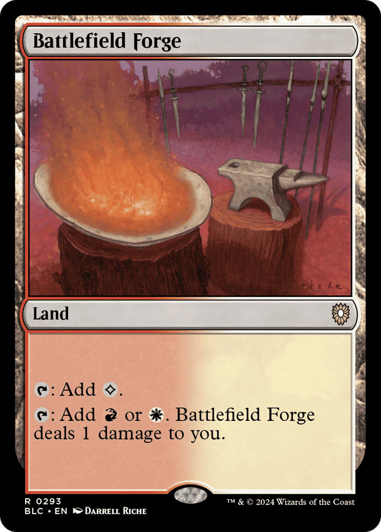 Battlefield Forge — Bloomburrow Commander — Magic: The Gathering