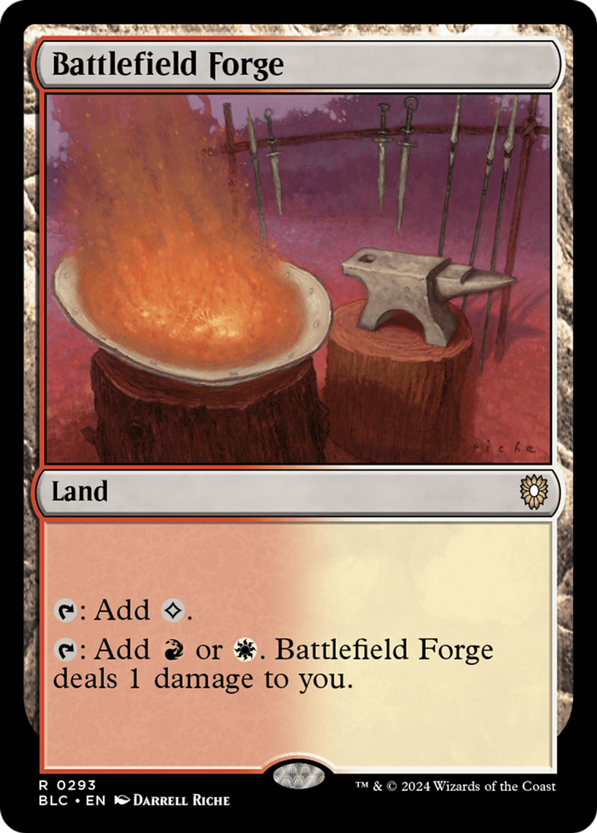 Battlefield Forge — Bloomburrow Commander — Magic: The Gathering