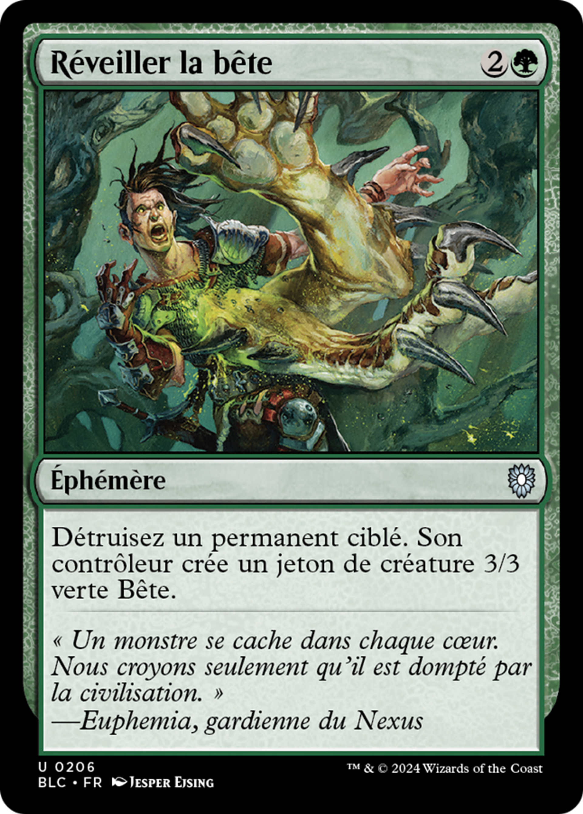 Réveiller la bête — Bloomburrow Commander — Magic: The Gathering