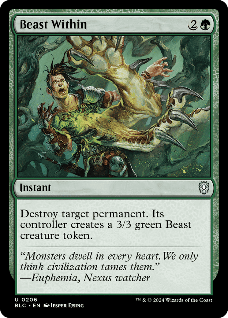 Beast Within — Bloomburrow Commander — Magic: The Gathering
