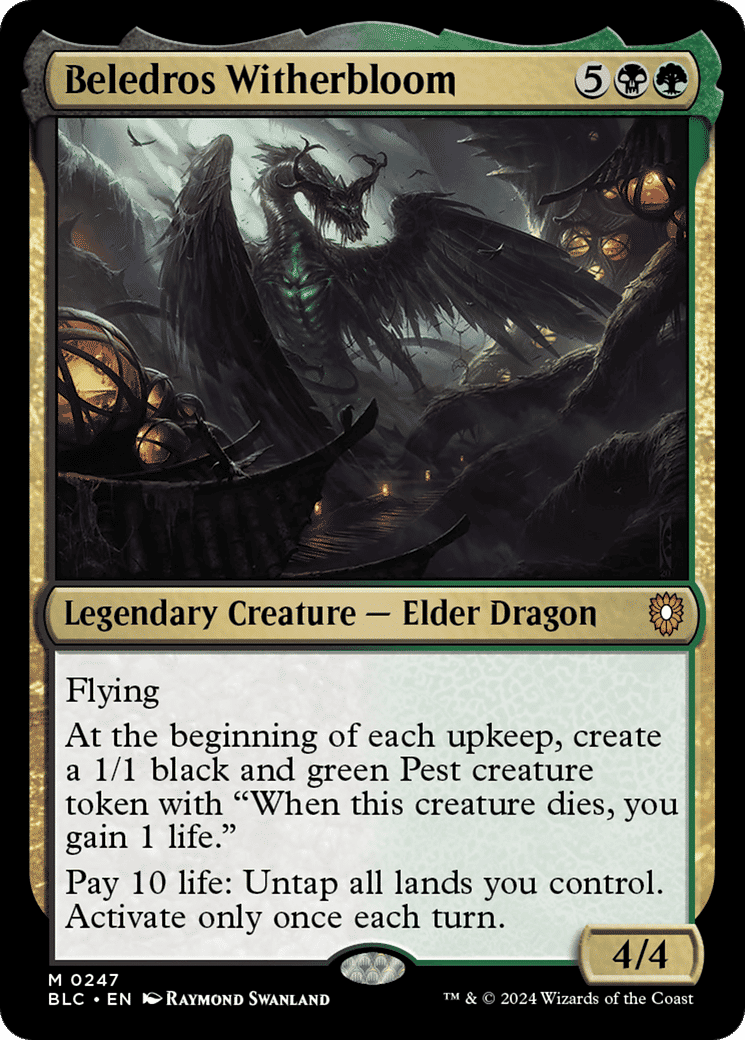 Beledros Witherbloom — Bloomburrow Commander — Magic: The Gathering