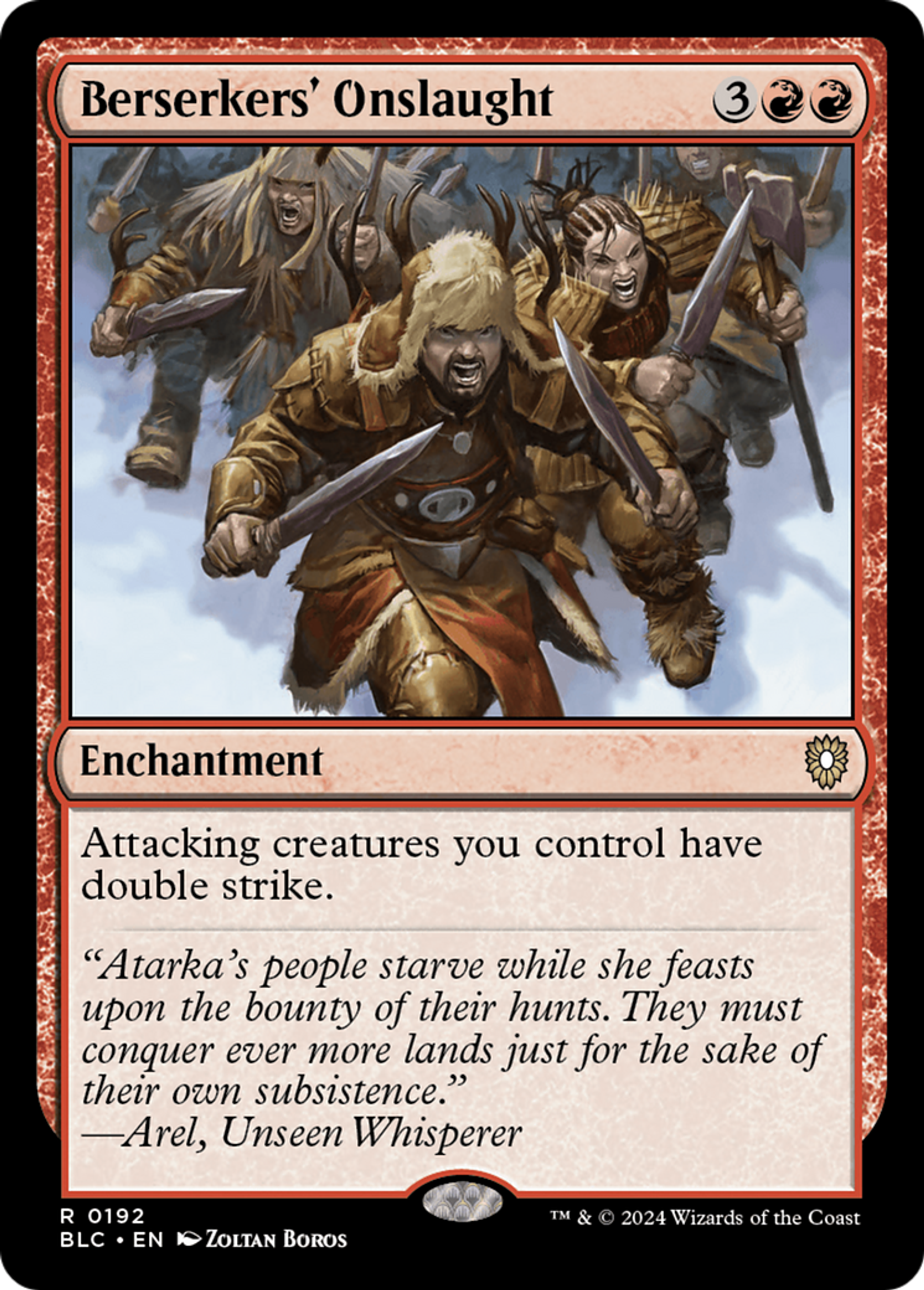 Berserkers' Onslaught — Bloomburrow Commander — Magic: The Gathering