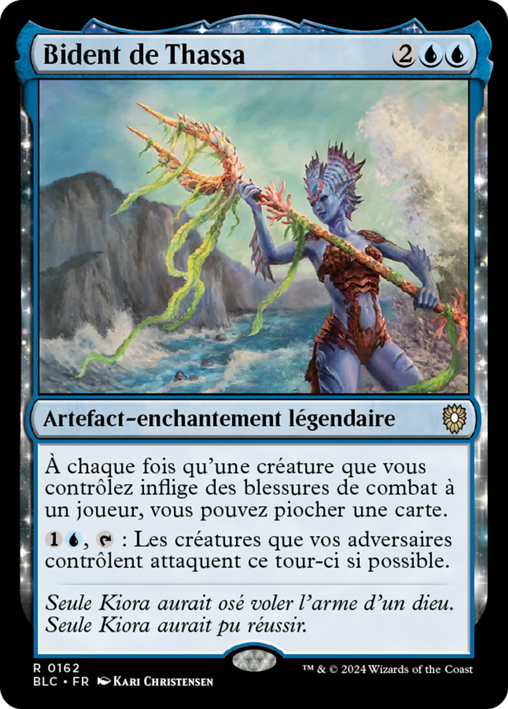 Bident de Thassa — Bloomburrow Commander — Magic: The Gathering