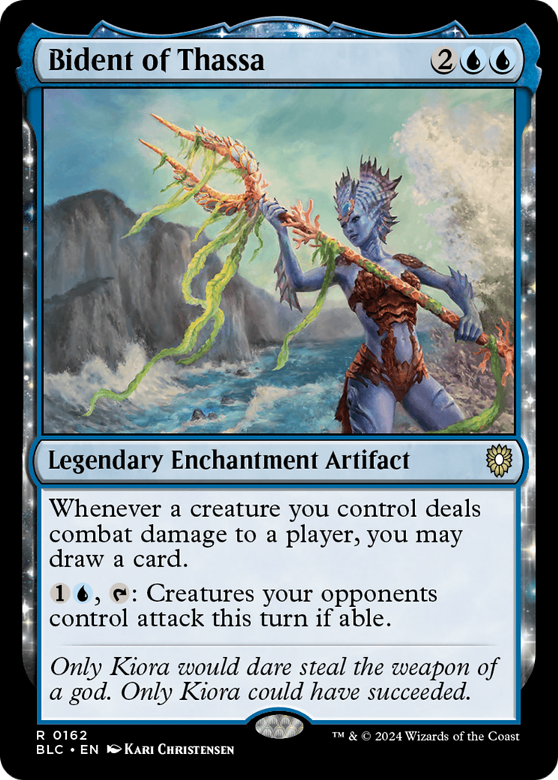 Bident of Thassa — Bloomburrow Commander — Magic: The Gathering