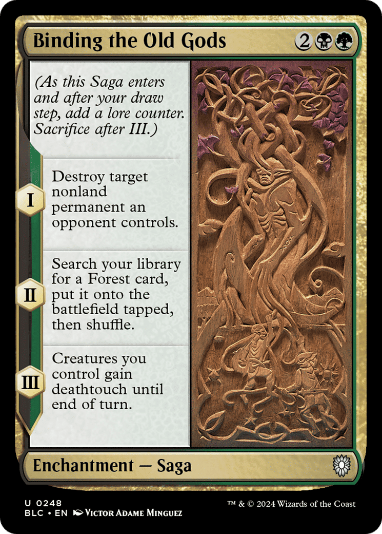 Binding the Old Gods — Bloomburrow Commander — Magic: The Gathering