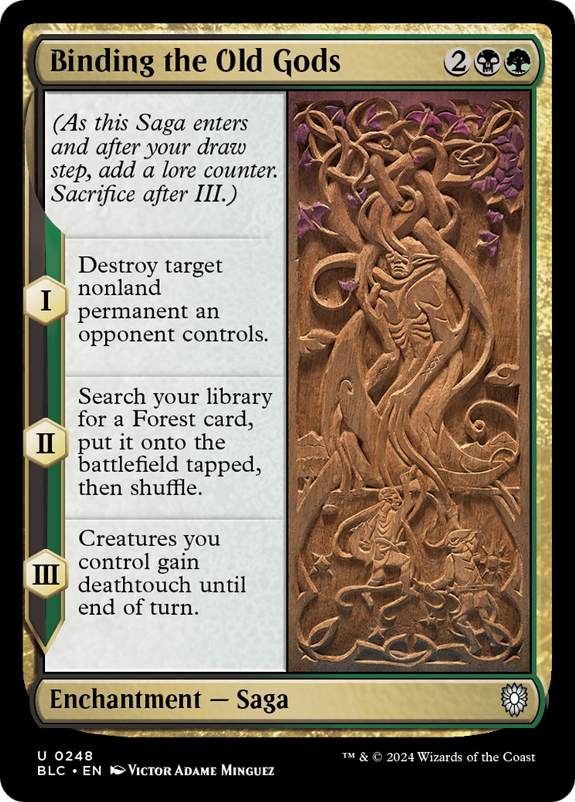 Binding the Old Gods — Bloomburrow Commander — Magic: The Gathering