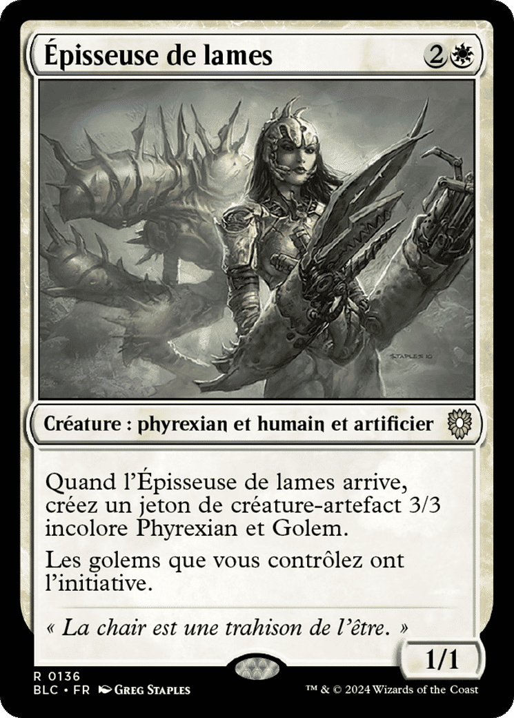 Épisseuse de lames — Bloomburrow Commander — Magic: The Gathering