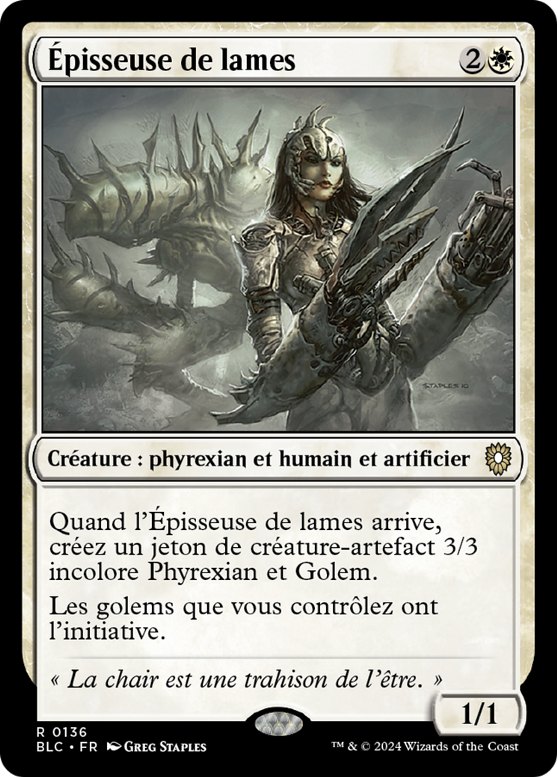 Épisseuse de lames — Bloomburrow Commander — Magic: The Gathering