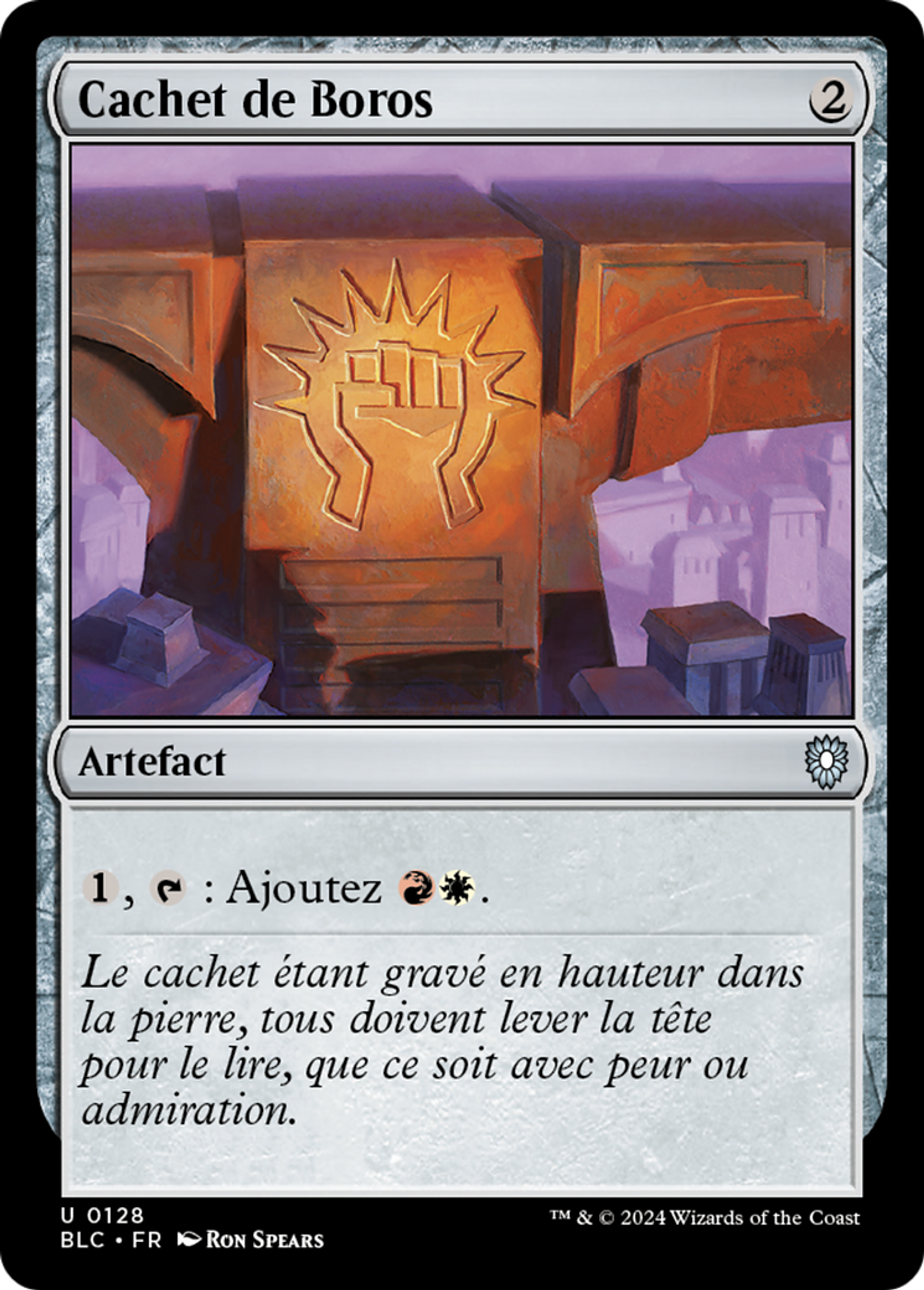 Cachet de Boros — Bloomburrow Commander — Magic: The Gathering