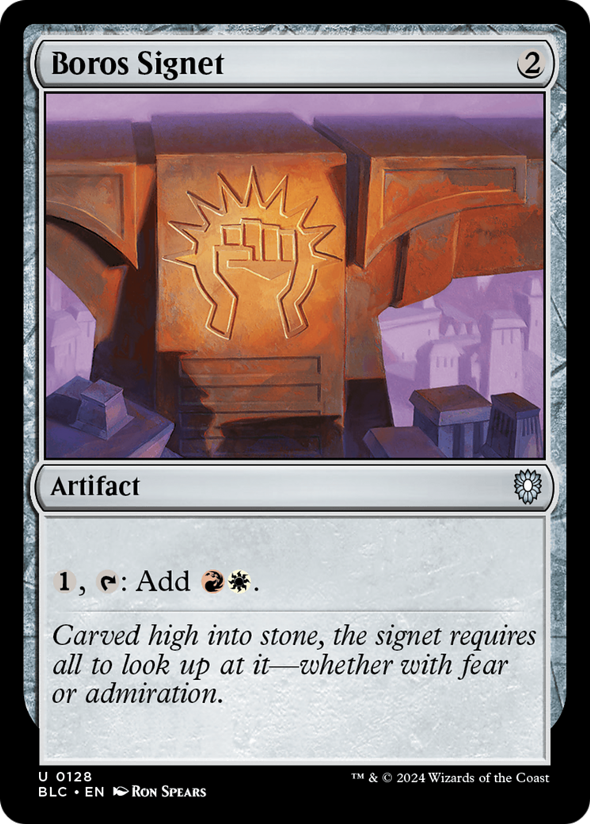 Boros Signet — Bloomburrow Commander — Magic: The Gathering