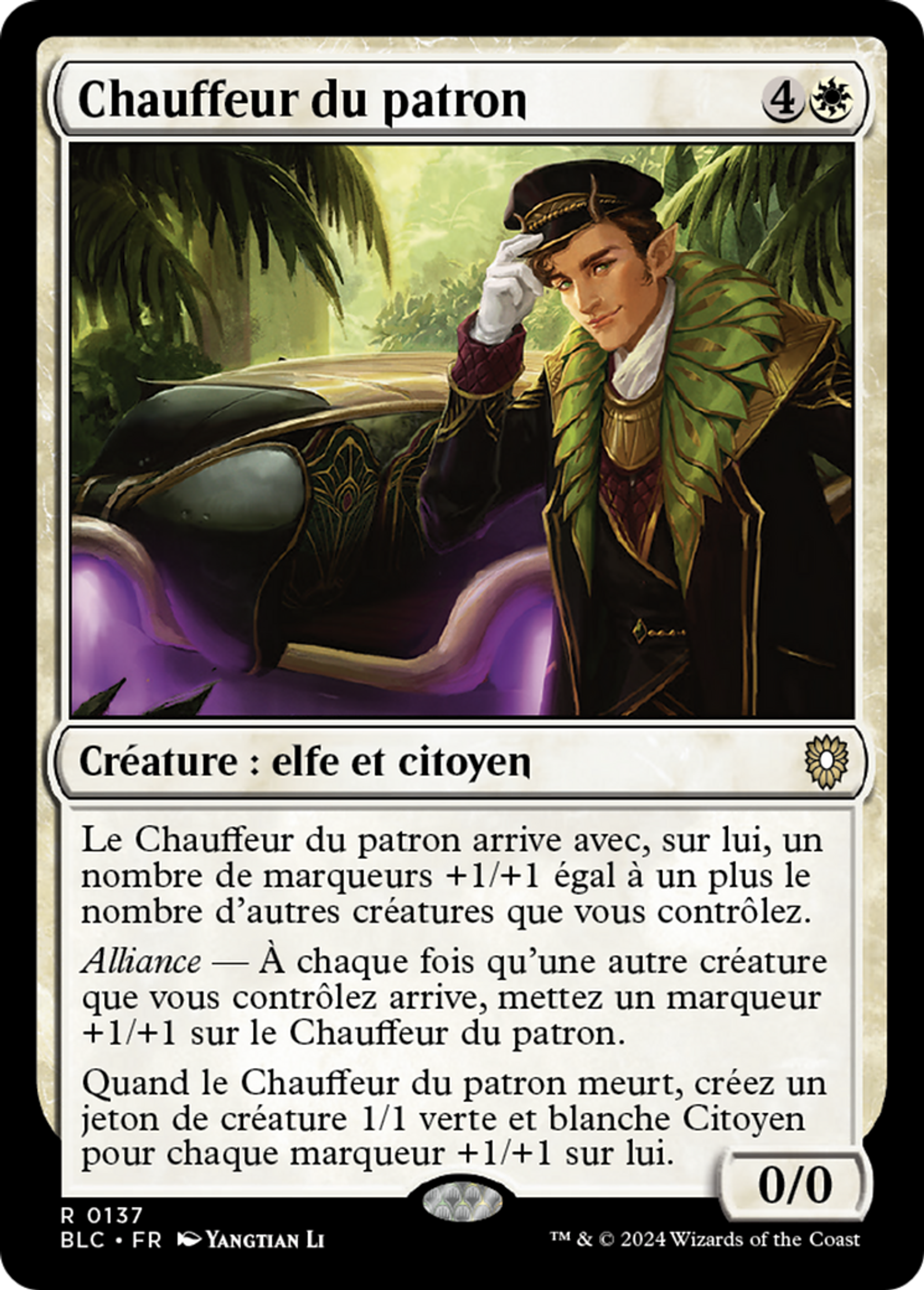 Chauffeur du patron — Bloomburrow Commander — Magic: The Gathering