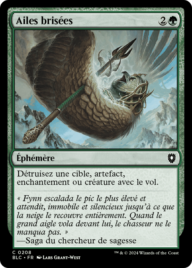 Ailes brisées — Bloomburrow Commander — Magic: The Gathering