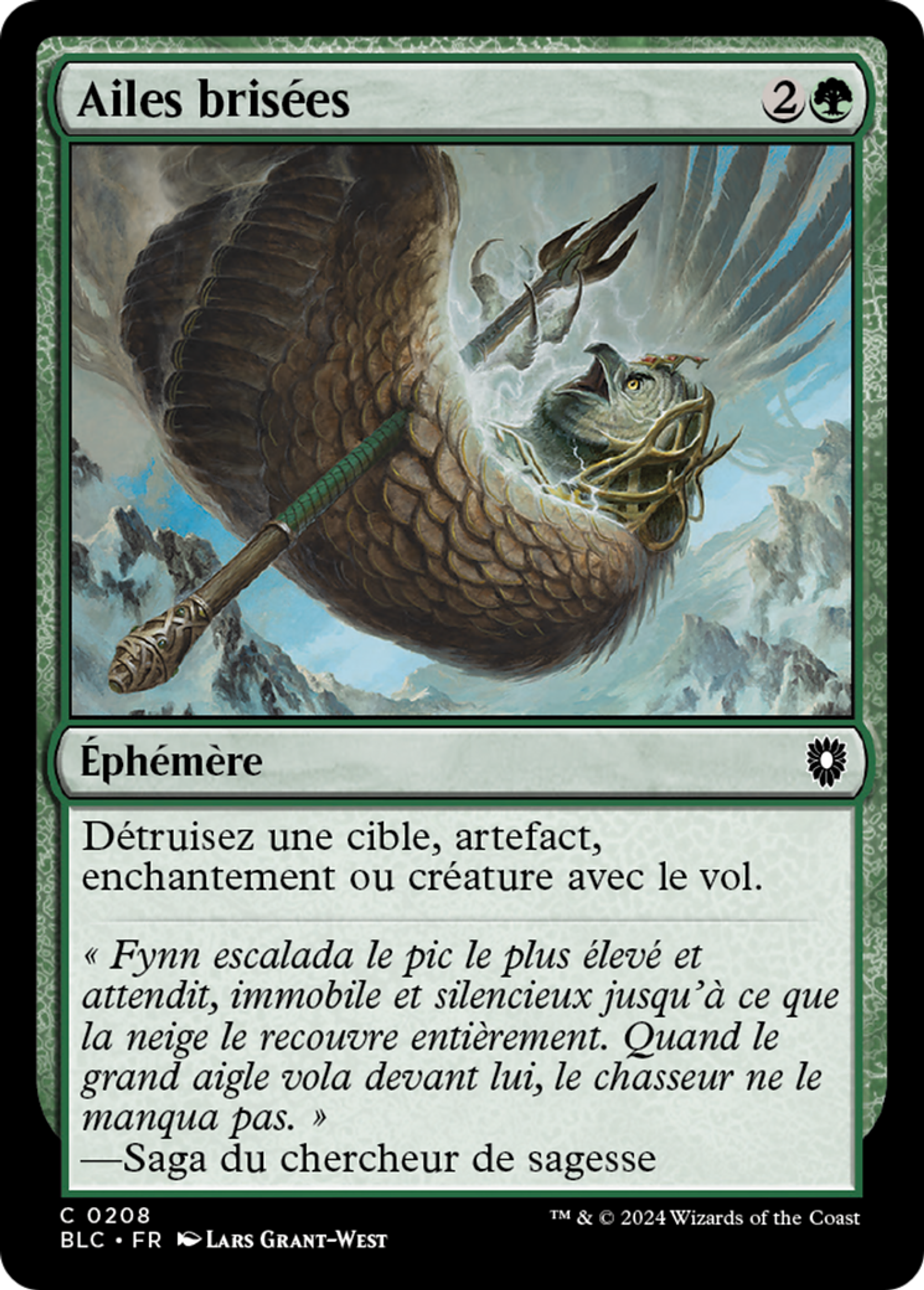 Ailes brisées — Bloomburrow Commander — Magic: The Gathering