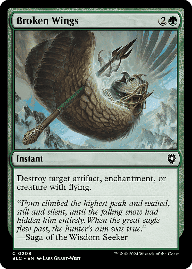 Broken Wings — Bloomburrow Commander — Magic: The Gathering