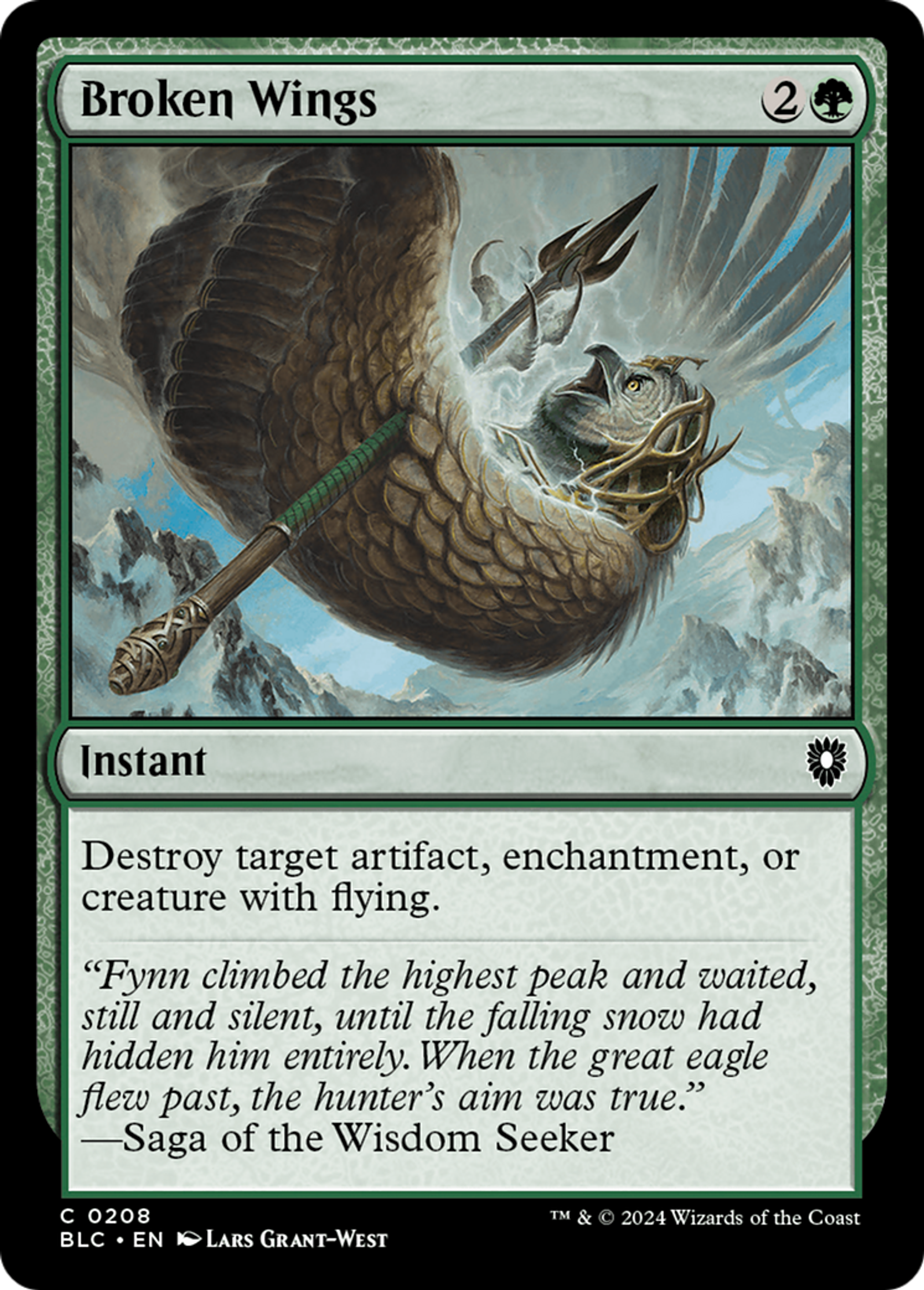 Ailes brisées — Bloomburrow Commander — Magic: The Gathering