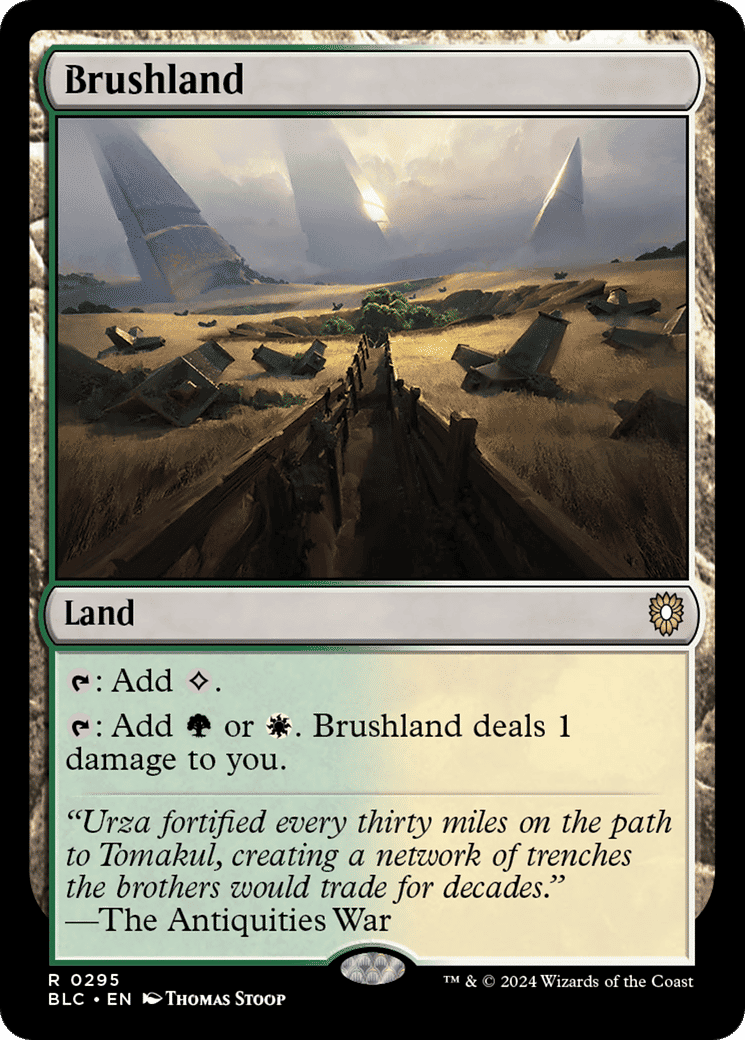 Brushland — Bloomburrow Commander — Magic: The Gathering