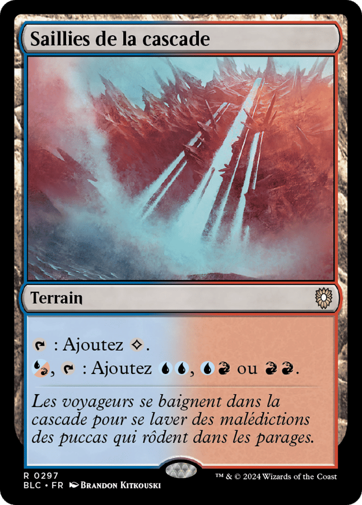 Saillies de la cascade — Bloomburrow Commander — Magic: The Gathering