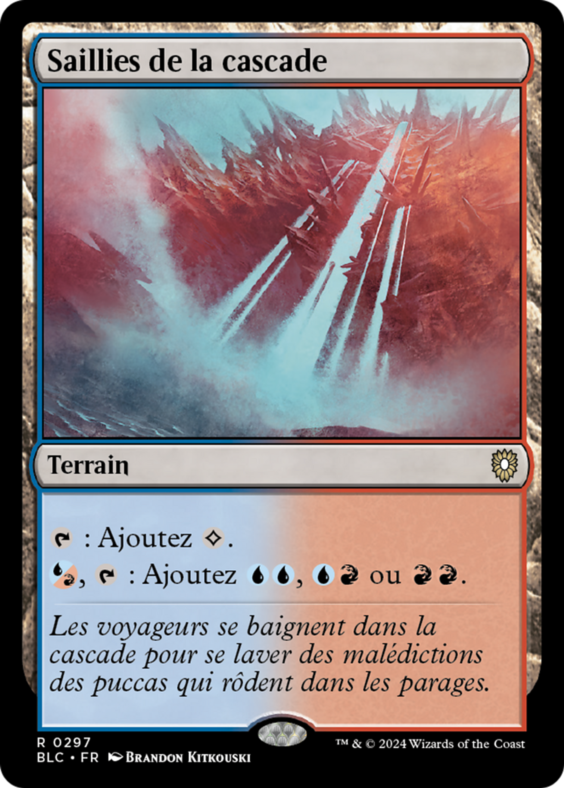 Saillies de la cascade — Bloomburrow Commander — Magic: The Gathering