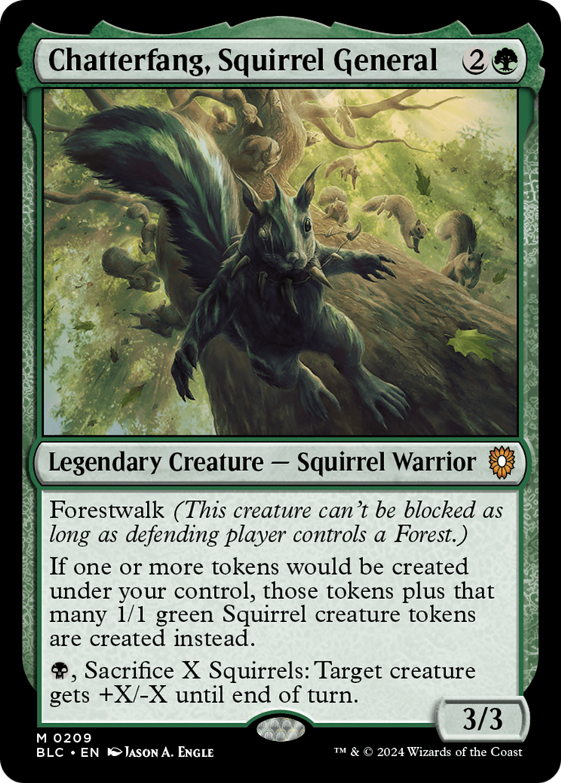 Grande-Dent, général écureuil — Bloomburrow Commander — Magic: The Gathering