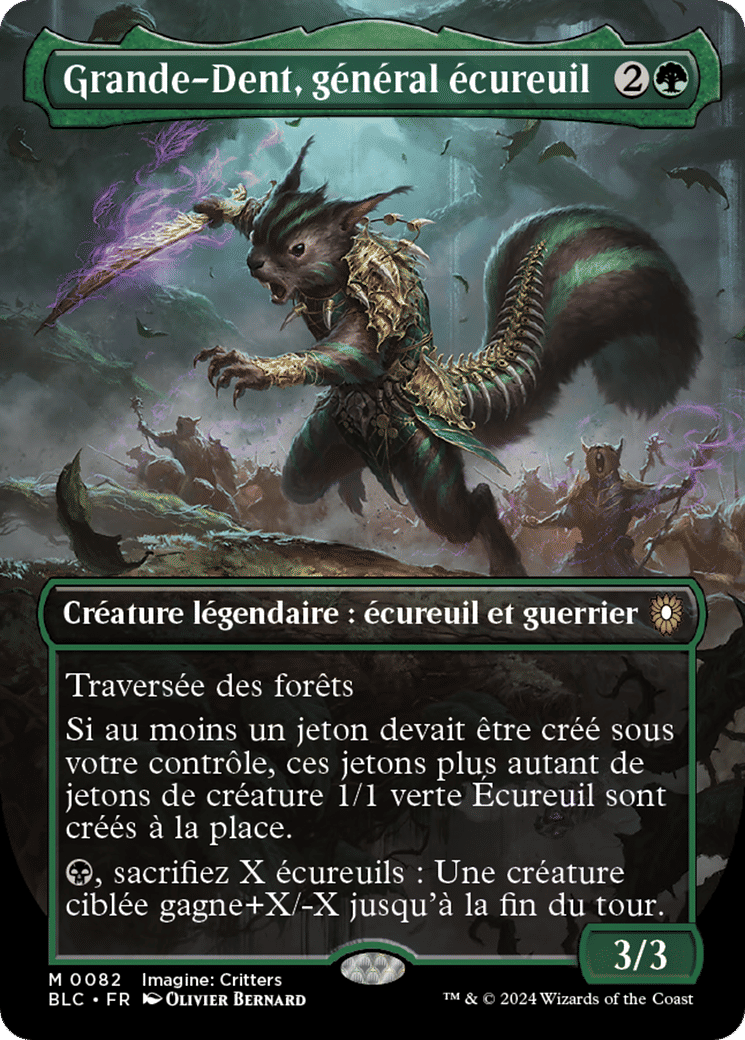 Grande-Dent, général écureuil — Bloomburrow Commander — Magic: The Gathering