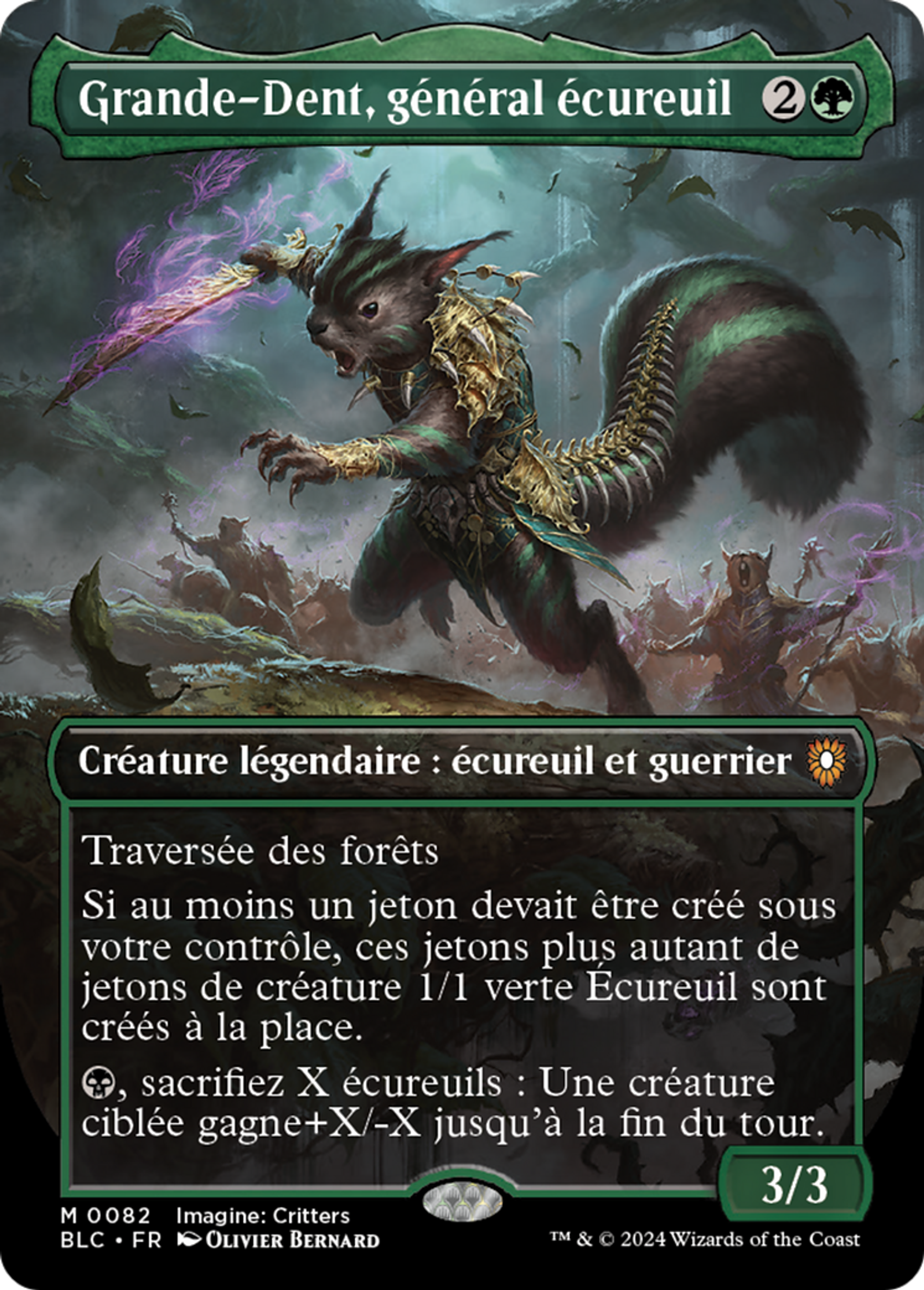 Grande-Dent, général écureuil — Bloomburrow Commander — Magic: The Gathering