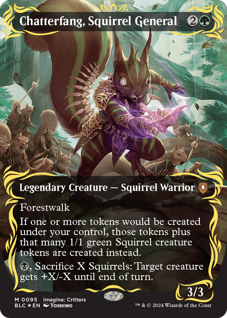 Grande-Dent, général écureuil — Bloomburrow Commander — Magic: The Gathering