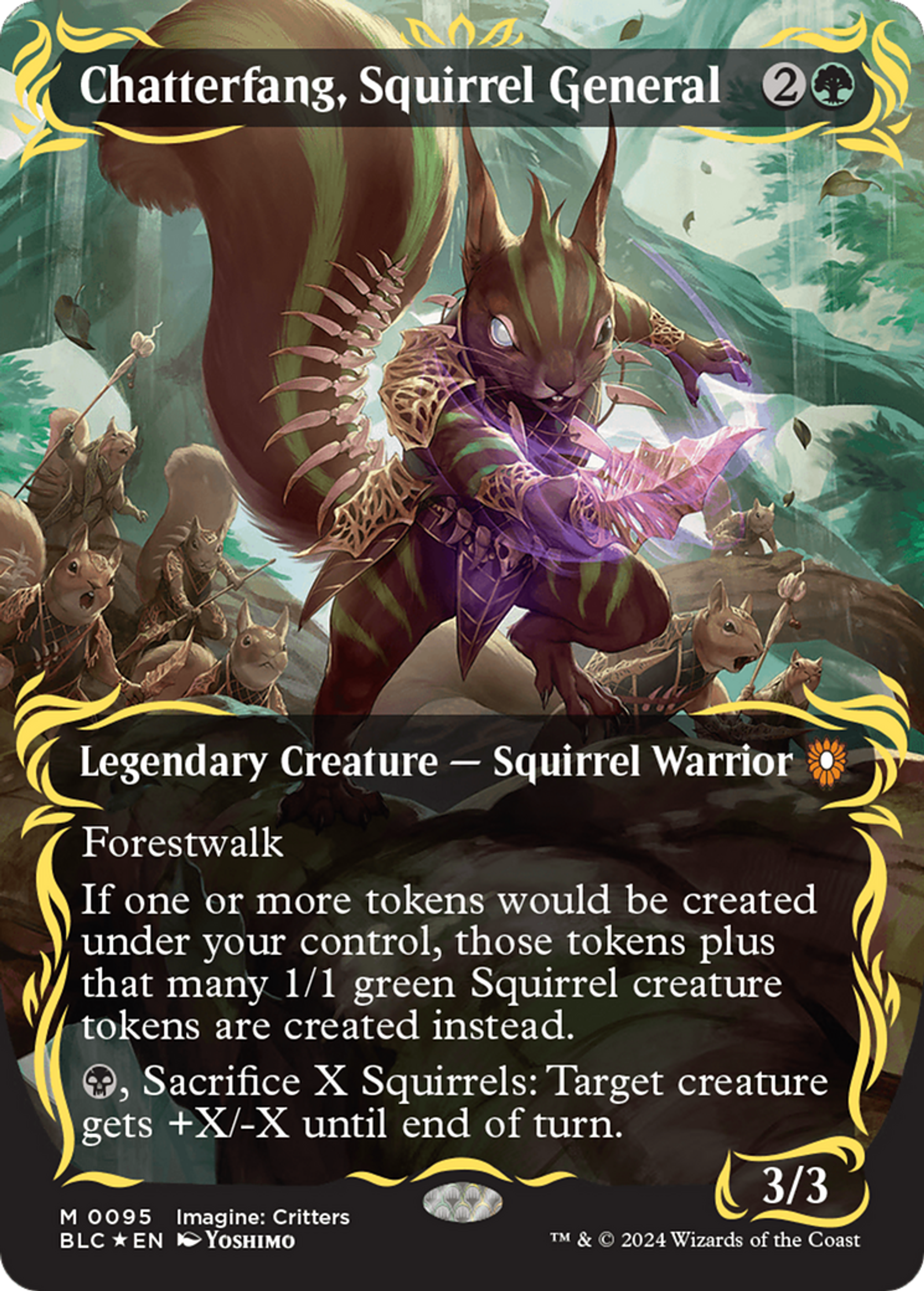 Chatterfang, Squirrel General — Bloomburrow Commander — Magic: The Gathering