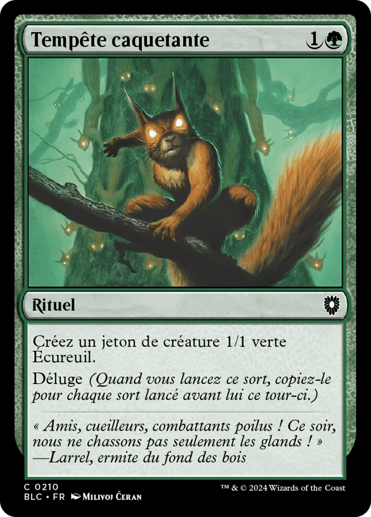 Tempête caquetante — Bloomburrow Commander — Magic: The Gathering