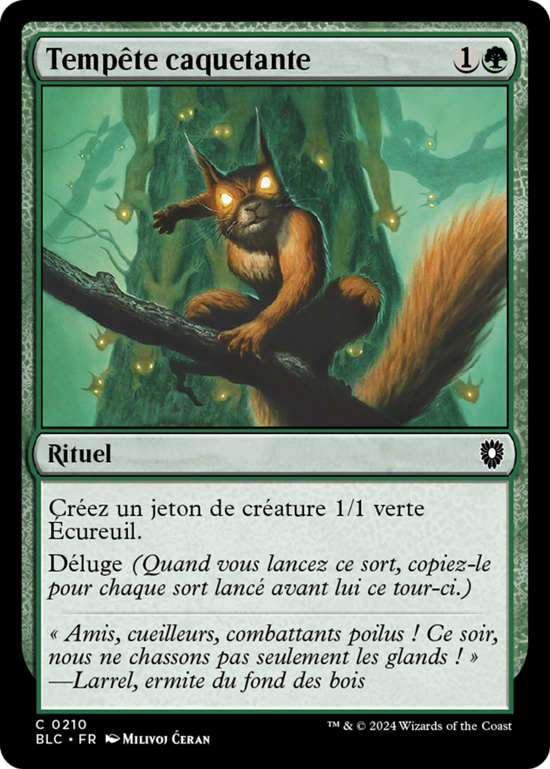 Tempête caquetante — Bloomburrow Commander — Magic: The Gathering
