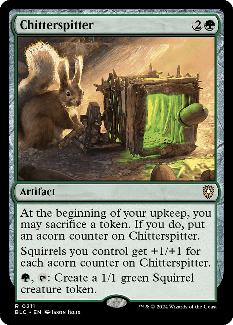 Chitterspitter — Bloomburrow Commander — Magic: The Gathering