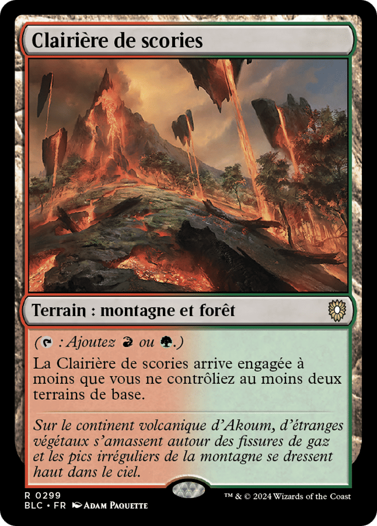Clairière de scories — Bloomburrow Commander — Magic: The Gathering