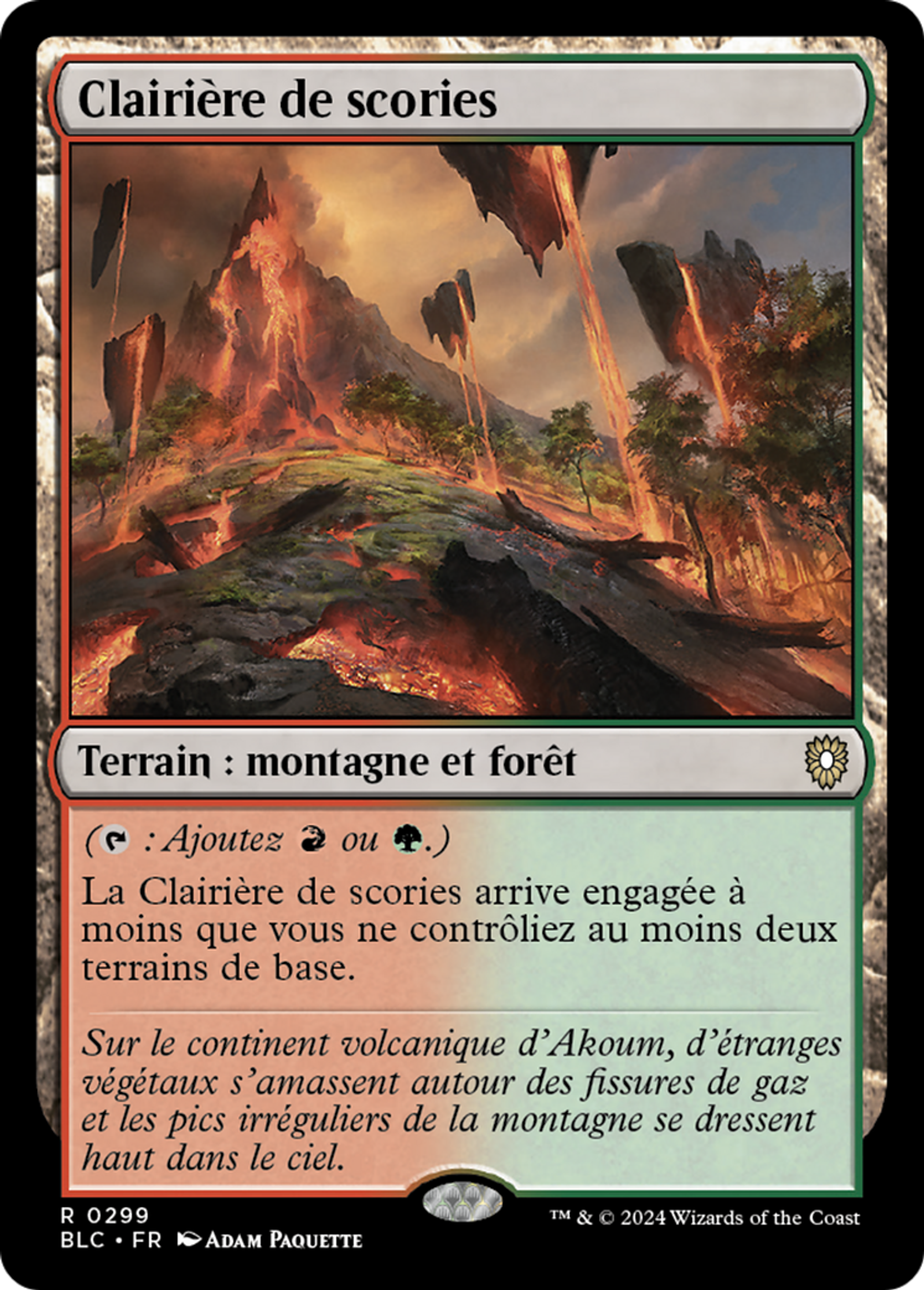 Clairière de scories — Bloomburrow Commander — Magic: The Gathering