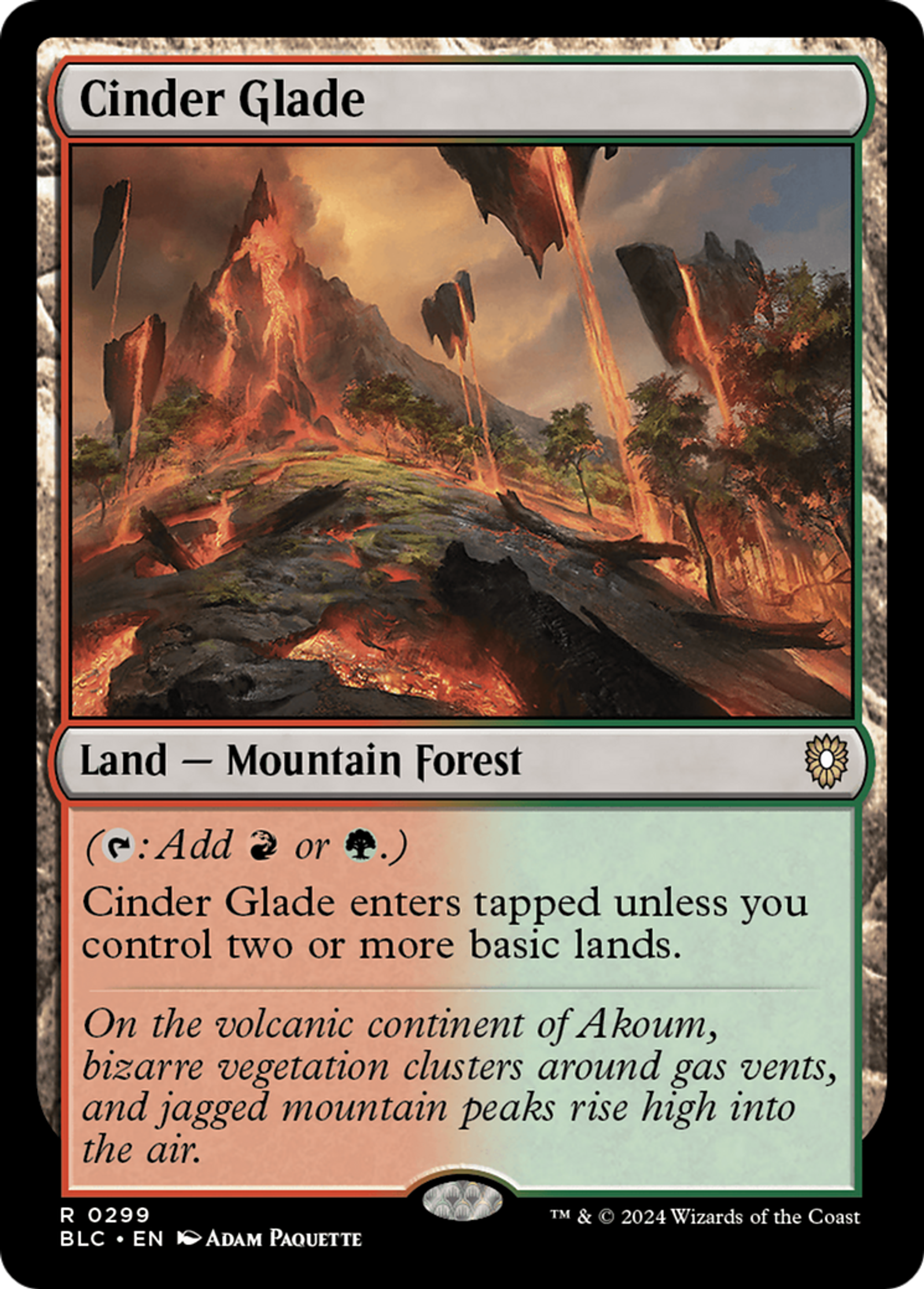 Cinder Glade — Bloomburrow Commander — Magic: The Gathering