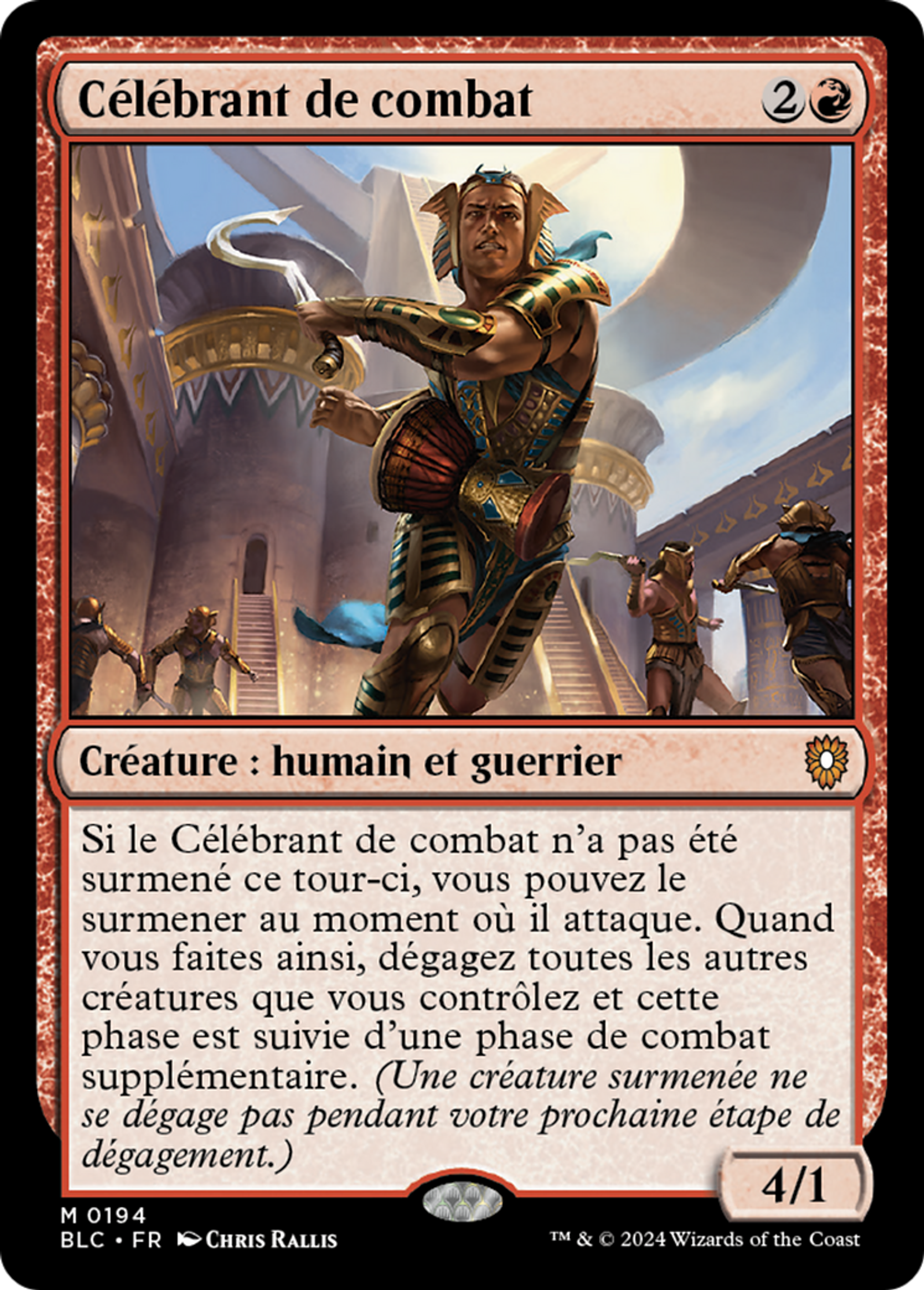 Célébrant de combat — Bloomburrow Commander — Magic: The Gathering