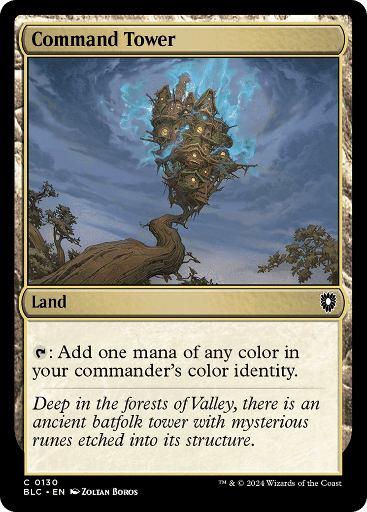 Command Tower — Bloomburrow Commander — Magic: The Gathering