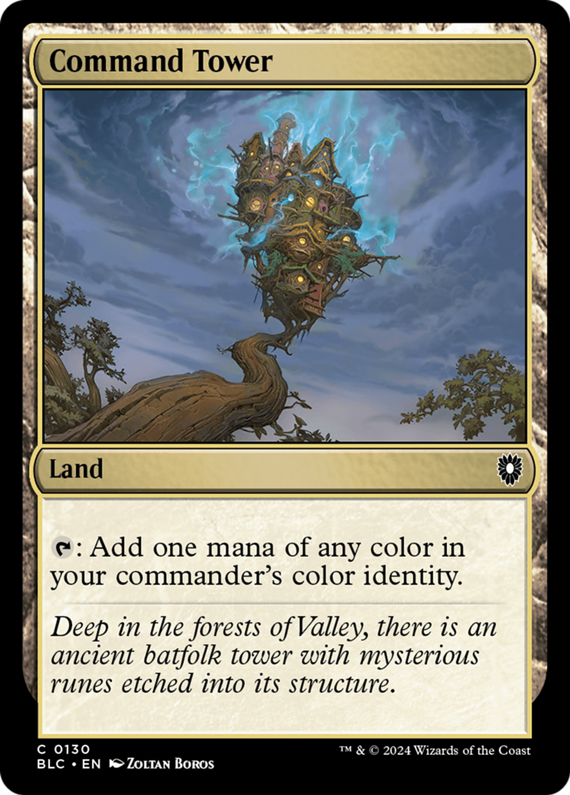 Command Tower — Bloomburrow Commander — Magic: The Gathering