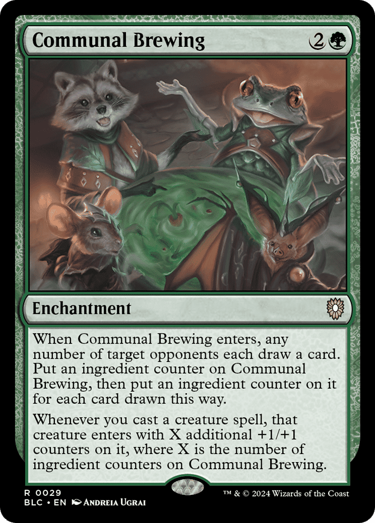 Communal Brewing — Bloomburrow Commander — Magic: The Gathering