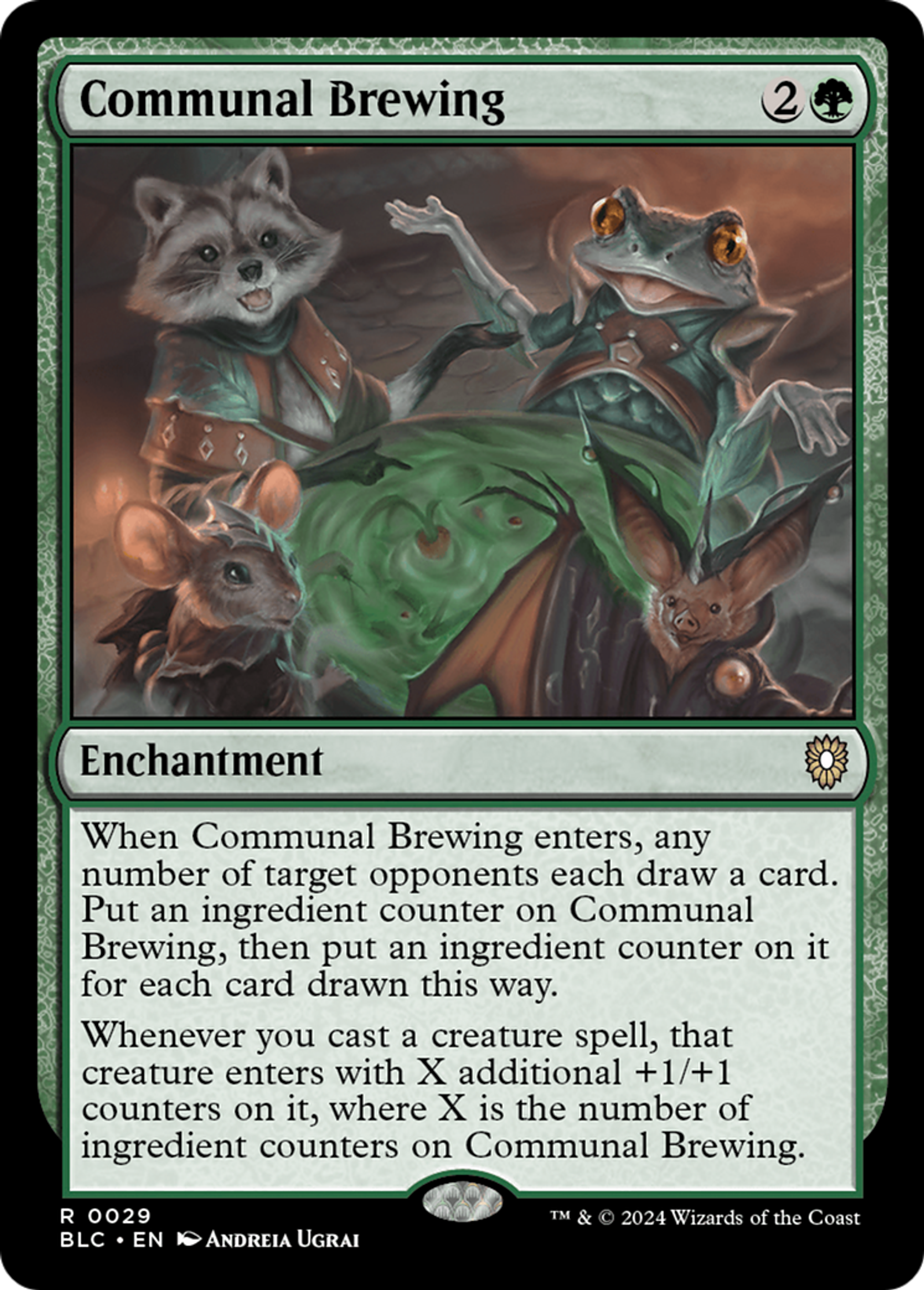 Communal Brewing — Bloomburrow Commander — Magic: The Gathering