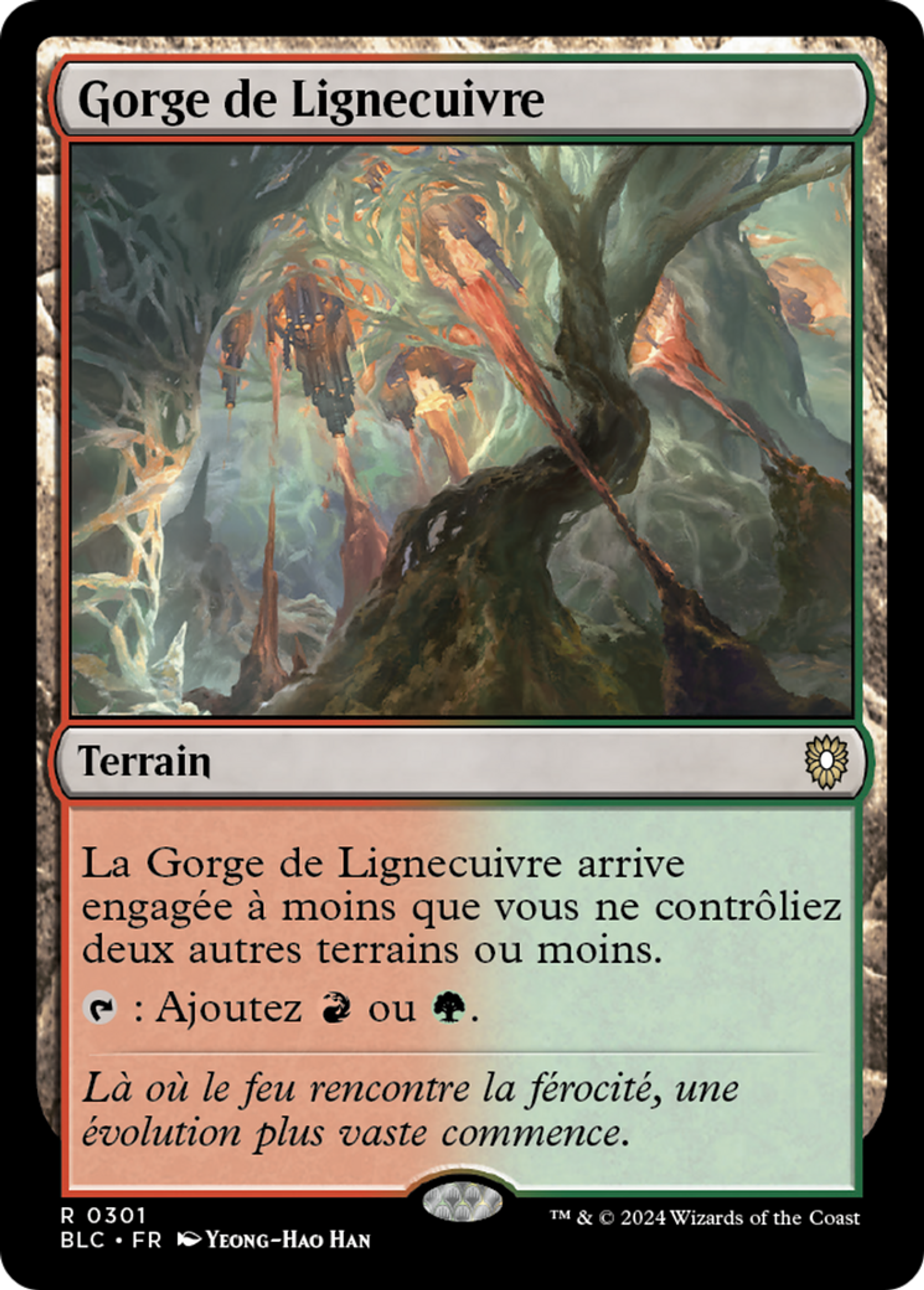 Gorge de Lignecuivre — Bloomburrow Commander — Magic: The Gathering