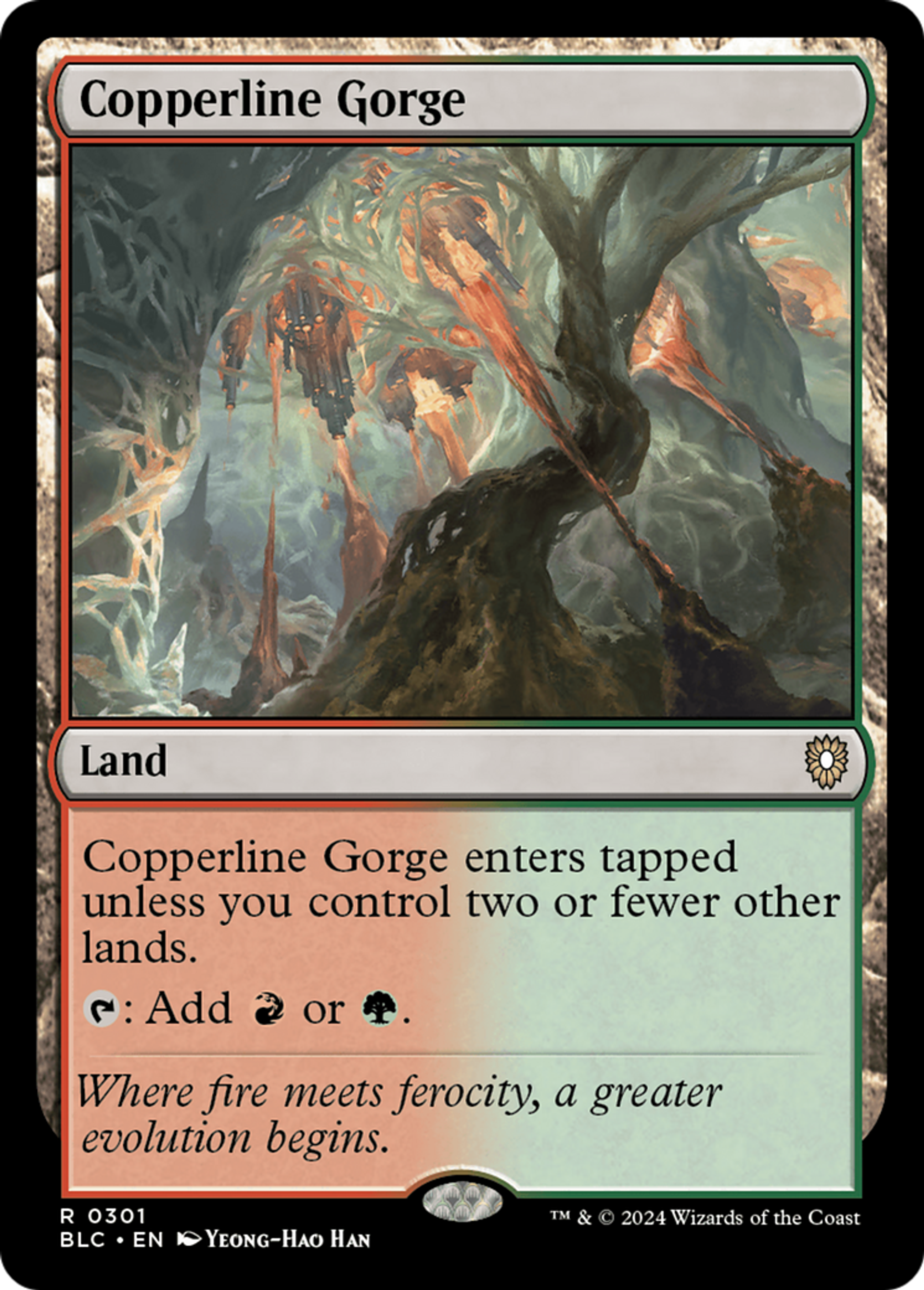 Copperline Gorge — Bloomburrow Commander — Magic: The Gathering