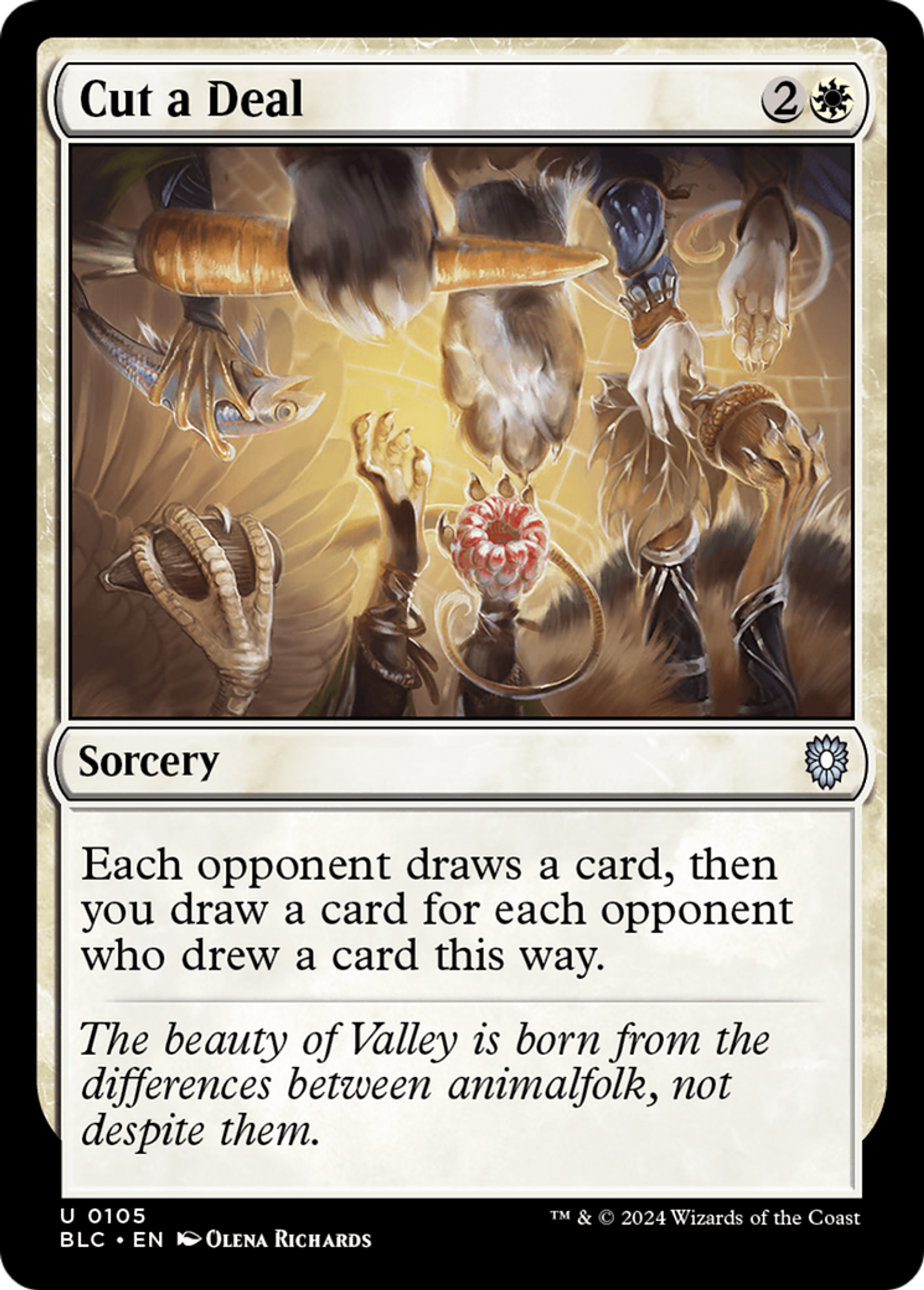 Cut a Deal — Bloomburrow Commander — Magic: The Gathering