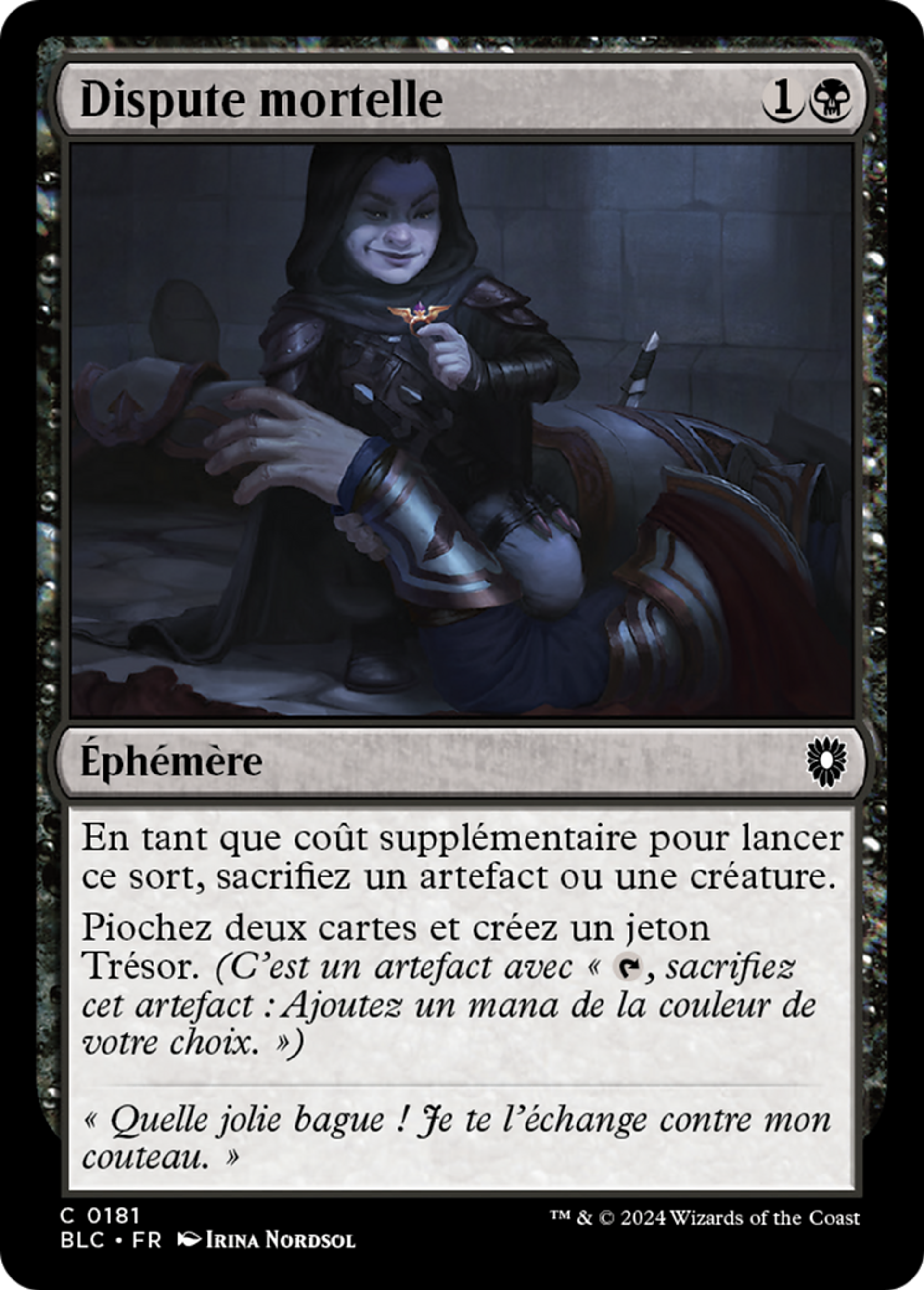 Dispute mortelle — Bloomburrow Commander — Magic: The Gathering