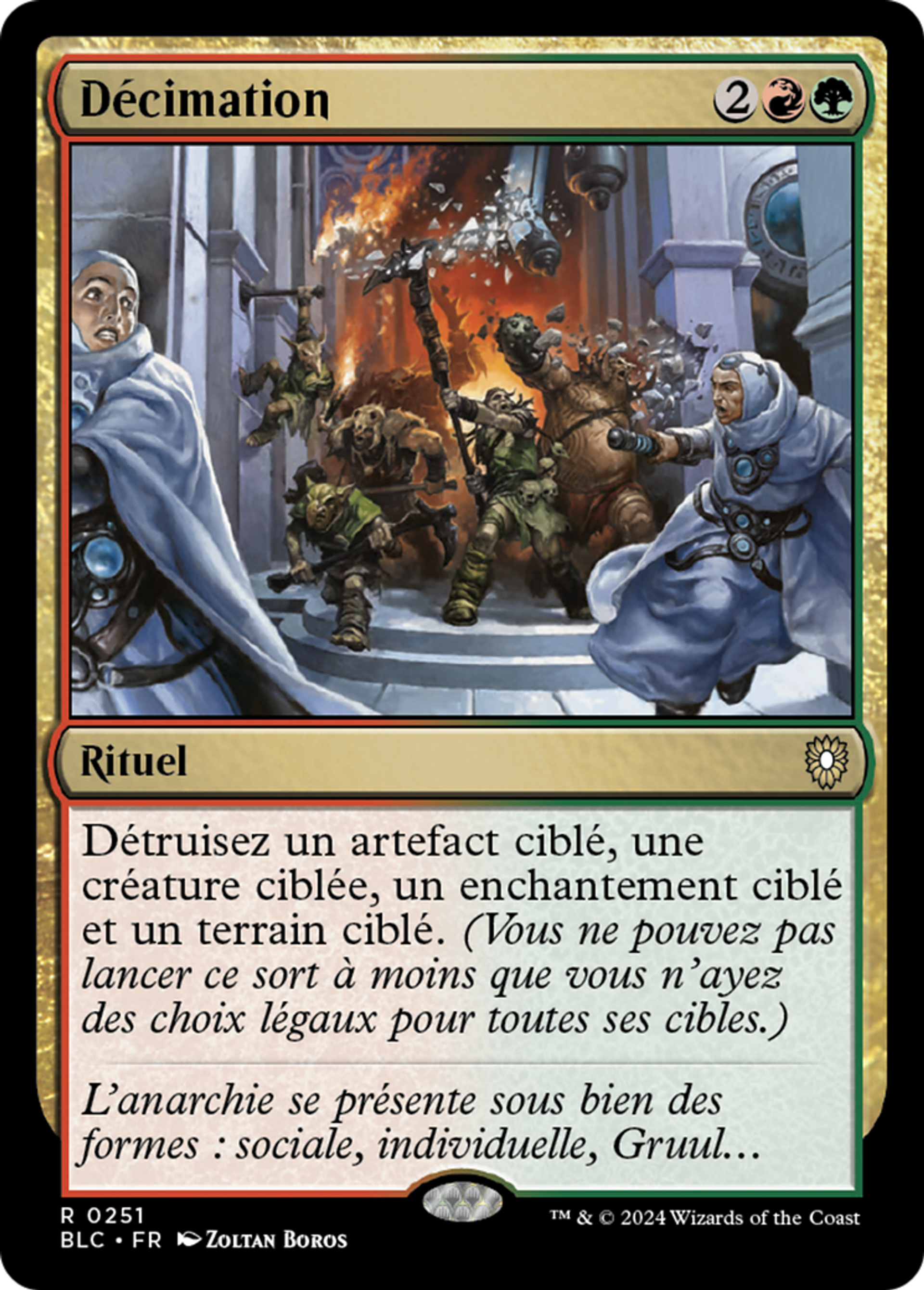 Décimation — Bloomburrow Commander — Magic: The Gathering