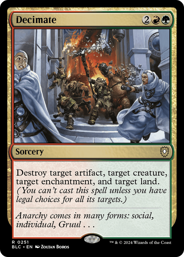 Decimate — Bloomburrow Commander — Magic: The Gathering