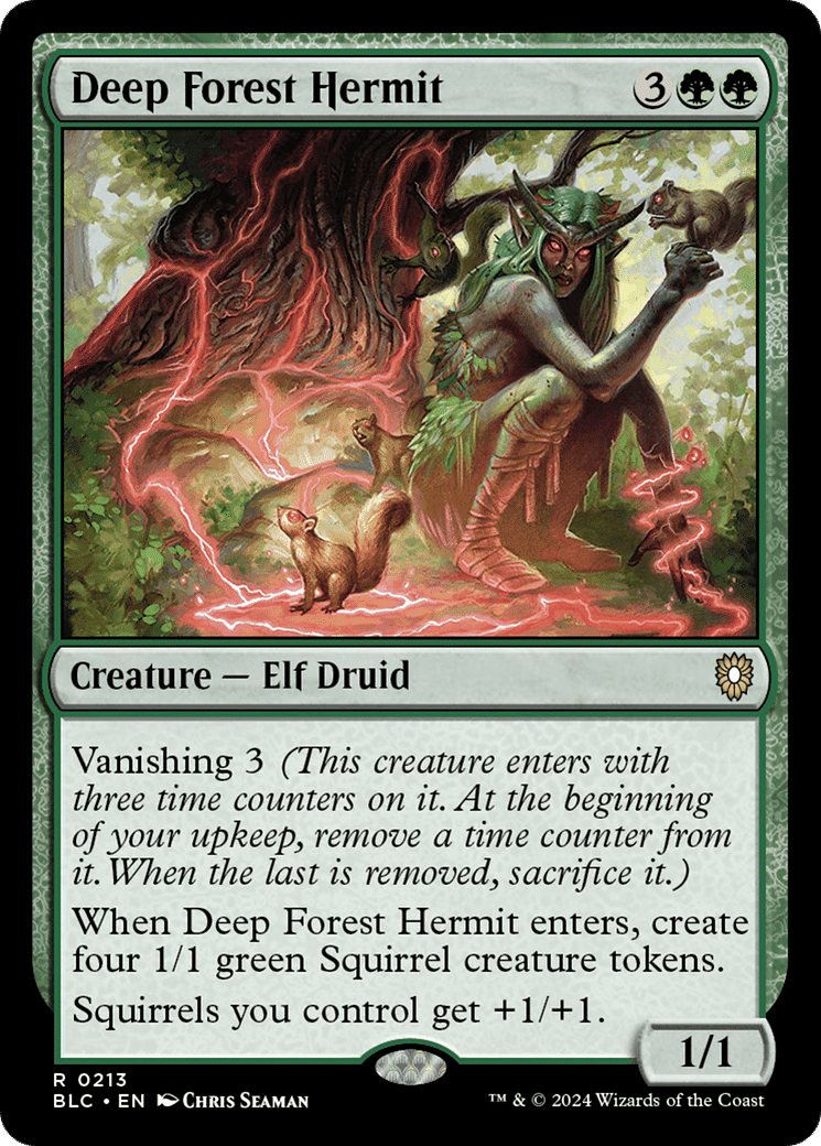 Deep Forest Hermit — Bloomburrow Commander — Magic: The Gathering
