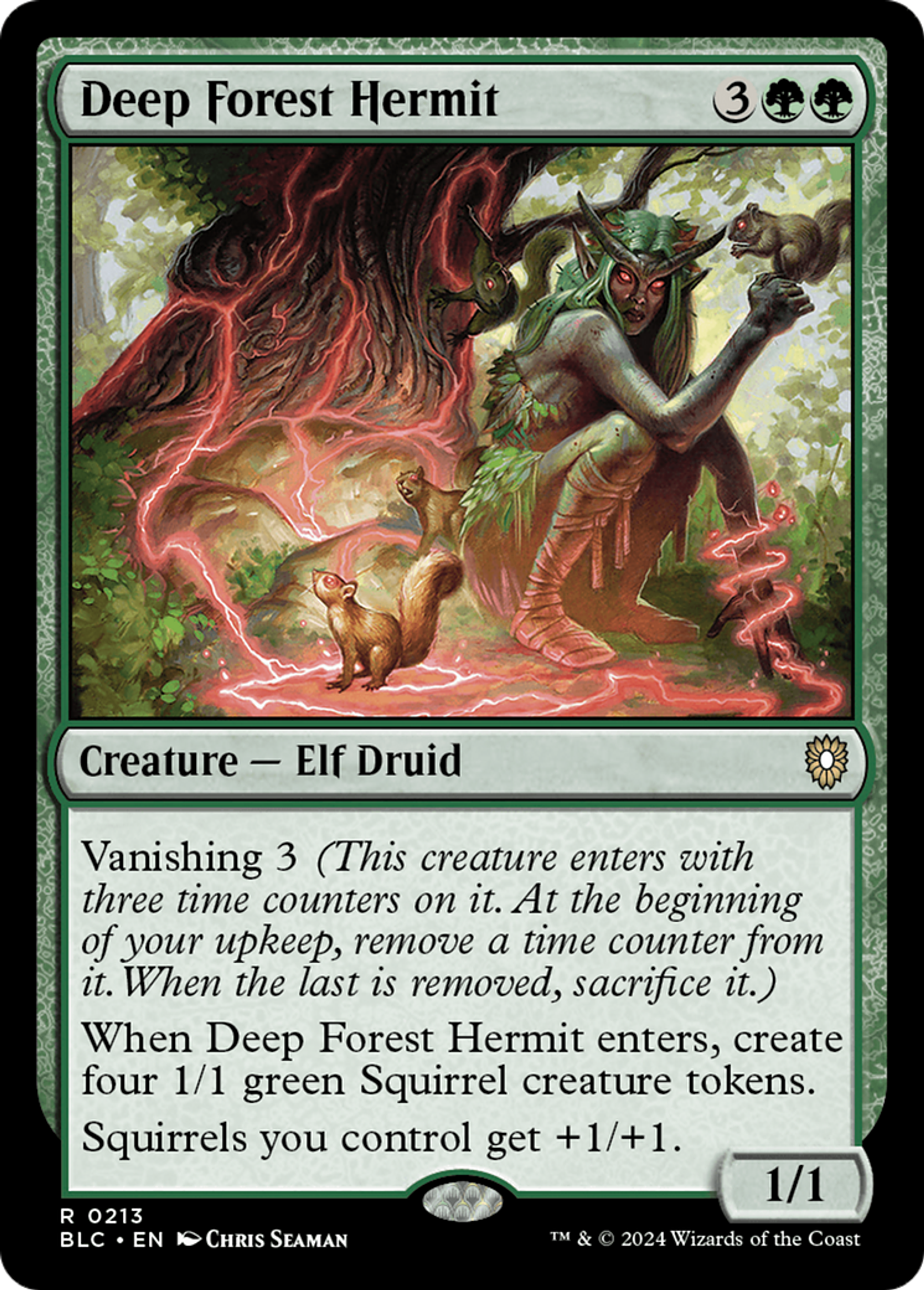 Ermite du fond des bois — Bloomburrow Commander — Magic: The Gathering