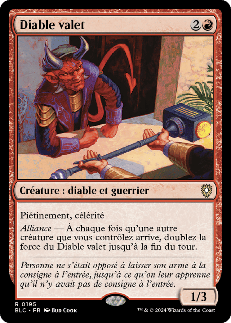Diable valet — Bloomburrow Commander — Magic: The Gathering