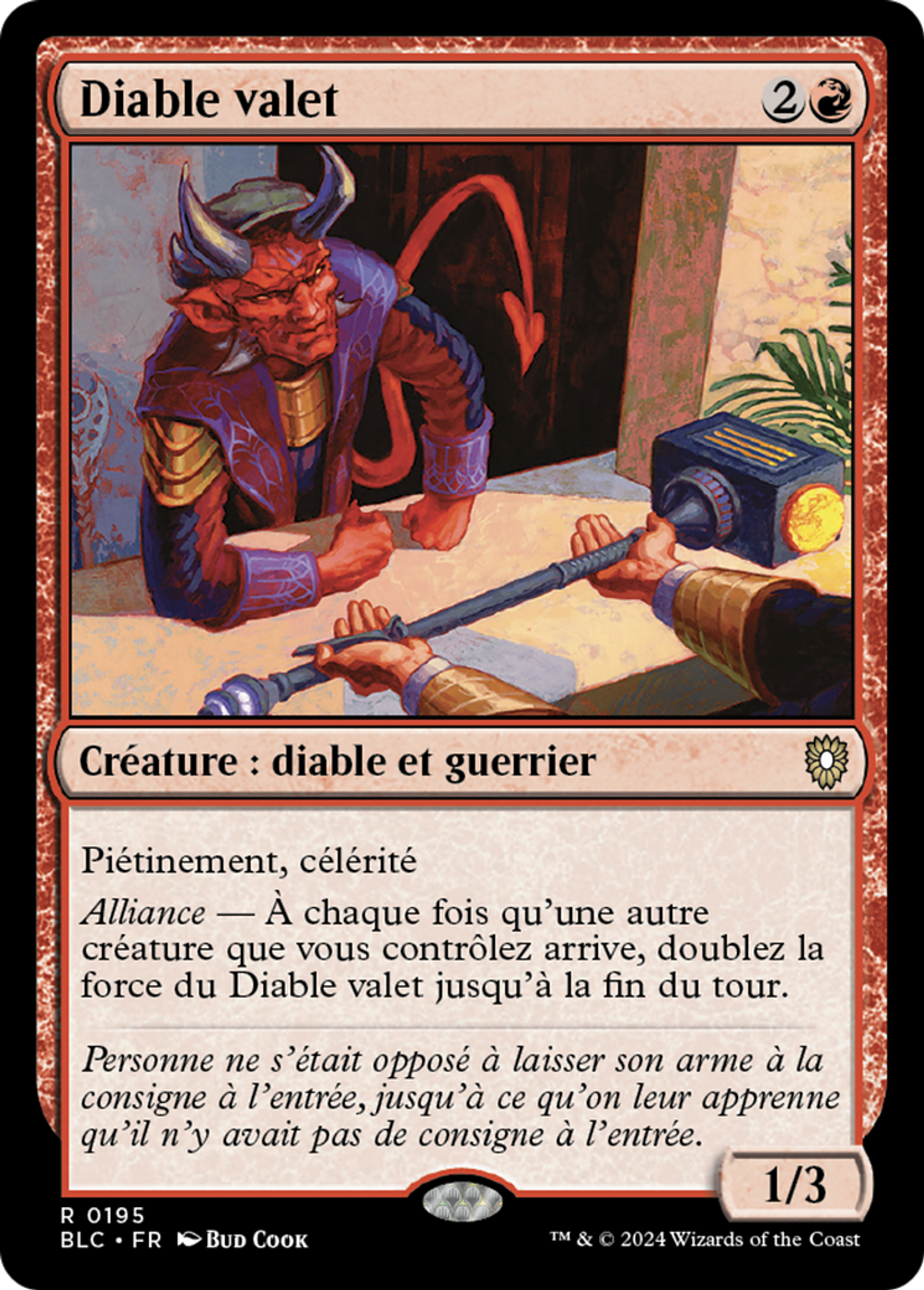 Diable valet — Bloomburrow Commander — Magic: The Gathering